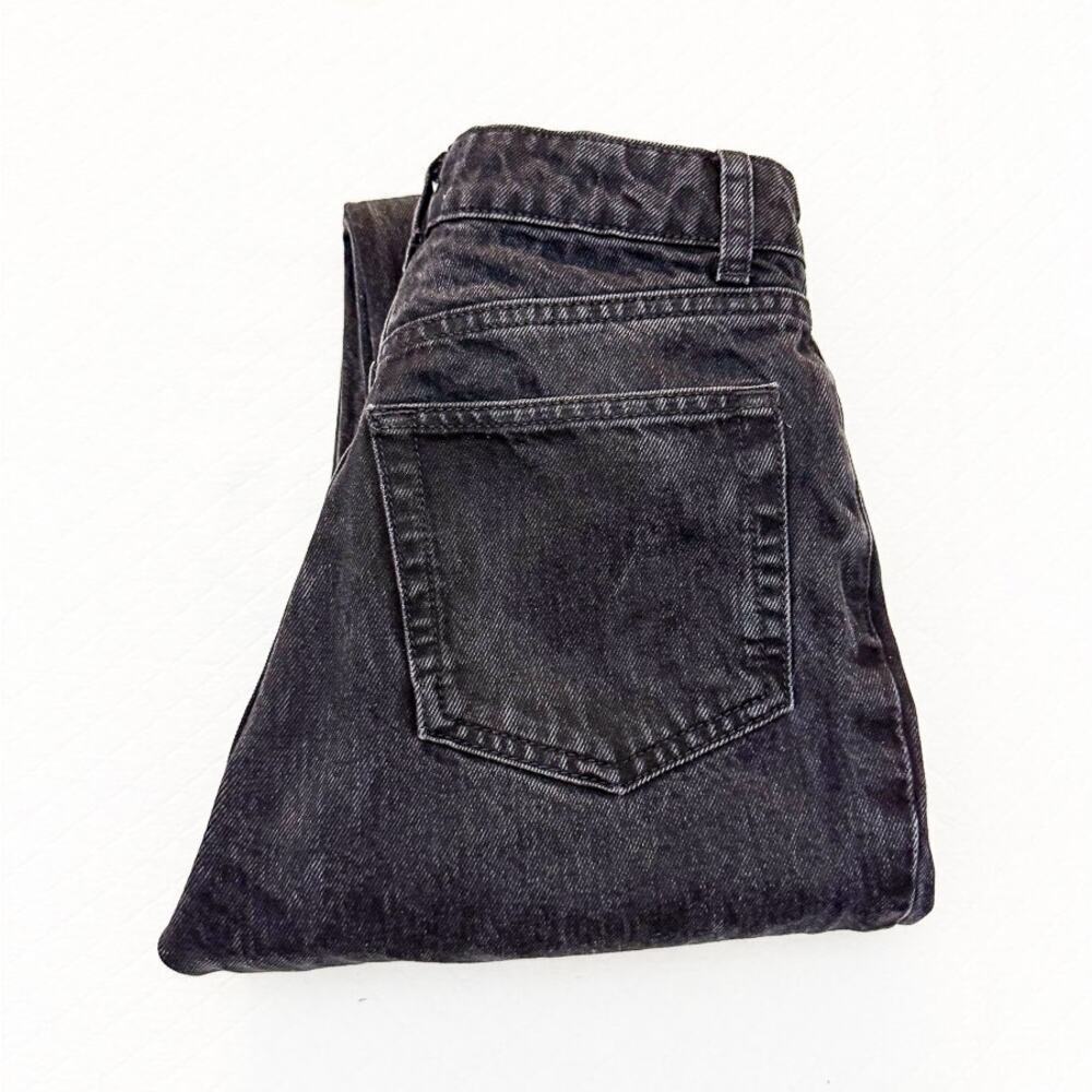 Reformation Cynthia High Rise Straight Jeans Vana Wash Button Fly Denim Size 26